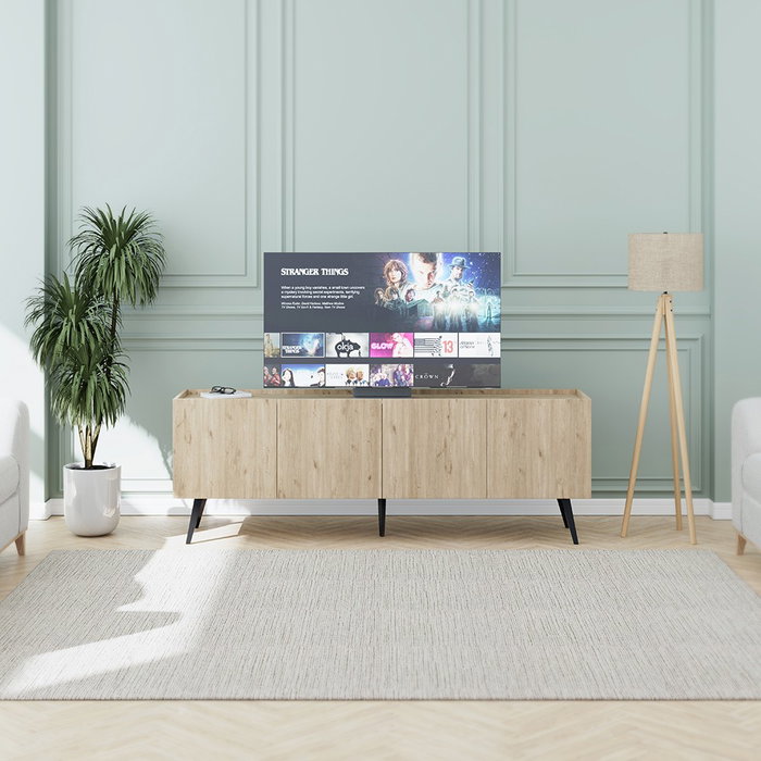 Hanah Home Tvc-740-Ff-1 Soporte de TV de Roble Hanah Home Tvc-740-Ff-1 Soporte de TV de Roble